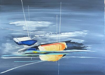 MARINE A LA TOMBEE DE LA NUIT